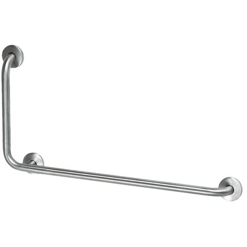 Barre de maintien en inox - BAI090CS - Mediclinics, s.a. - en forme de L / murale / professionnelle