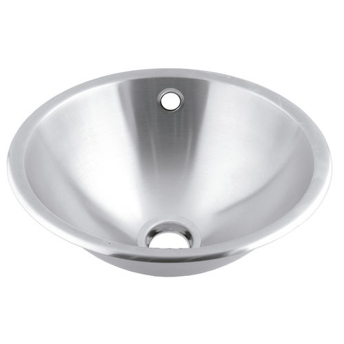 Lave-mains intégré - SNR036CS - Mediclinics, s.a. - rond / en inox