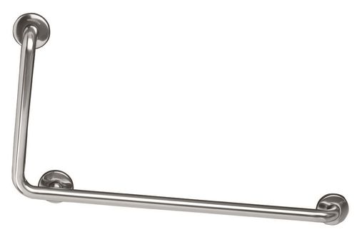 Barre de maintien en inox - BAI090C - Mediclinics, s.a. - en forme de L / murale / professionnelle