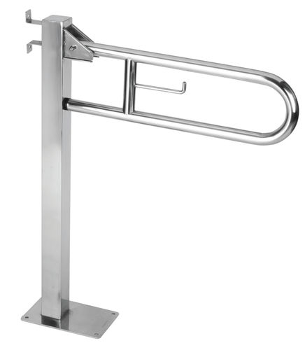 Barre de maintien en inox - BGC710C - Mediclinics, s.a. - en forme de U / au sol / professionnelle