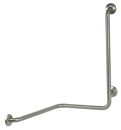 Barre de maintien en acier inoxydable - BTI090CS - Mediclinics, s.a. - en forme de L / d'angle / murale