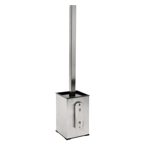Brosse de toilettes en inox - ES1003 - Mediclinics, s.a. - de sol / pour hôtel / noire