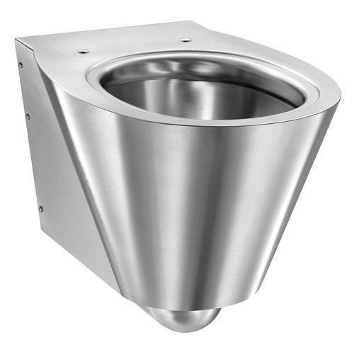 WC suspendu - SNO128CS - Mediclinics, s.a. - en inox / pour sanitaire public / ovale