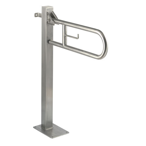 Barre de maintien en inox - BGC710CS - Mediclinics, s.a. - en forme de U / au sol / professionnelle