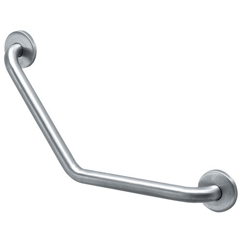 Barre de maintien en inox - BA0130CS - Mediclinics, s.a. - en forme de L / murale / professionnelle