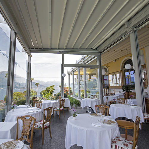 Pergola adossée - T1 - KE Outdoor Design - autoportée / en aluminium / couverture en toile