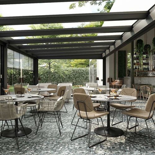 Store enrouleur - SUNLIGHT 80 W - KE Outdoor Design - intégré / pour toit vitré / en aluminium