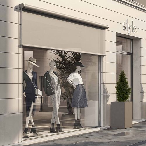 Store enrouleur - XX1 - Pratic S.p.A - pour fenêtre / en acier inoxydable / en toile