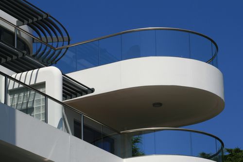 Garde-corps en verre - SEMI FRAMELESS GLASS BALUSTRADE - BALCONY - à panneaux / d'extérieur / pour terrasse