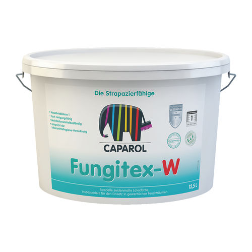 Peinture décorative - FUNGITEX-W - Caparol - d'intérieur / pour mur / latex