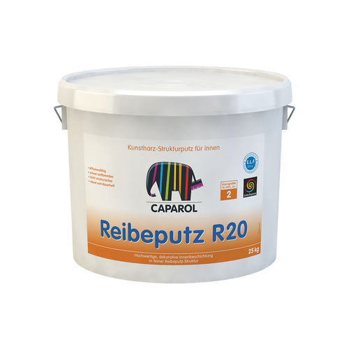 Enduit décoratif - CAPAROL-REIBEPUTZ R 20 - Caparol - d'intérieur / pour mur / plastique