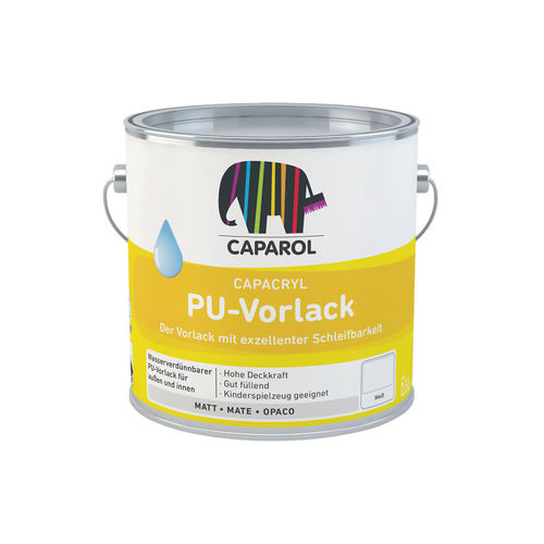 Vernis de protection - CAPACRYL PU-VORLACK - Caparol - pour bois / mat / antirouille