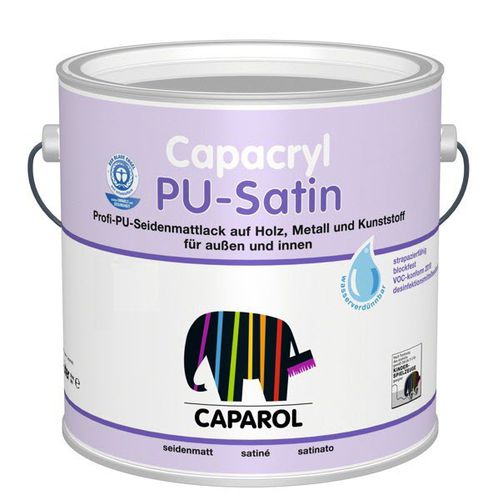 Peinture décorative - CAPACRYL PU-SATIN - Caparol - isolante thermique / de finition / d'extérieur