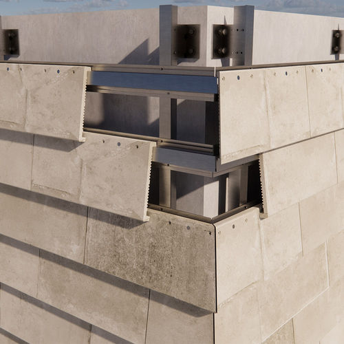 Système de façade en céramique - RUSTIKOTTA PRIME - Tempio - en aluminium / acoustique / résistant aux intempéries