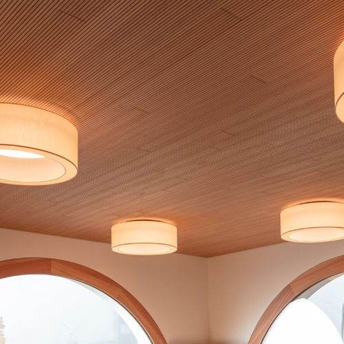 Panneau acoustique pour mur - CLASSIC 12/4 M - TOPAKUSTIK AG - pour plafond / en placage de bois / en mélaminé