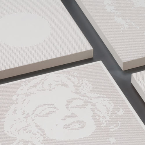 Panneau acoustique pour mur - MICRO GRAPHIC - TOPAKUSTIK AG - pour plafond / en bois / rectangulaire