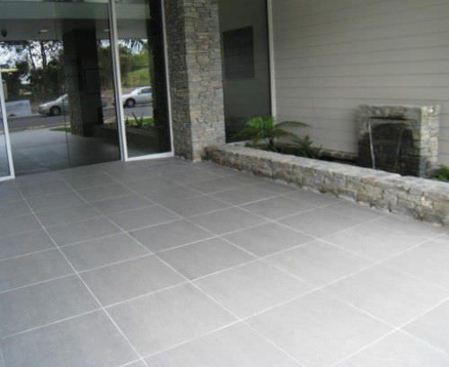 Carrelage en grès cérame - DURASTONE STEEL GREY - EVERSTONE - à relief / d'intérieur / de sol