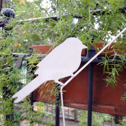 Sculpture en acier - BOBBY BIRD - Logical Space design - en acier corten / d'extérieur / de jardin