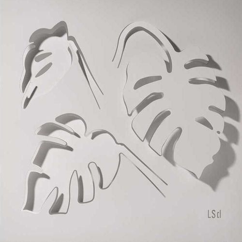 Applique murale contemporaine - MONSTERA - Logical Space design - d'extérieur / en aluminium peint / sculpturale