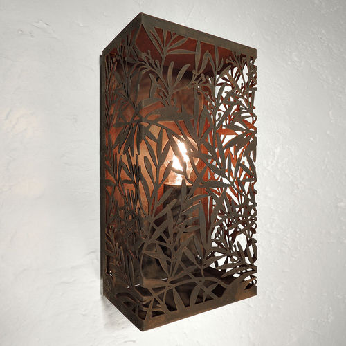 Lanterne en acier corten - OLIVE  - Logical Space design - en tôle perforée / d'extérieur / d'intérieur
