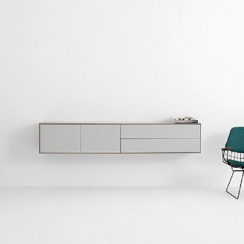 Buffet mural - NOON - pastoe - contemporain / en MDF laqué / vert