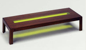 Table basse contemporaine - INDOCHINE - D'ARGENTAT - en bois / résidentielle / d'intérieur