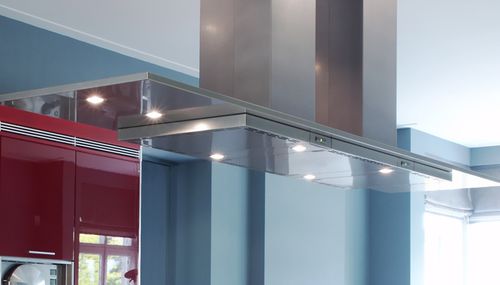 Hotte îlot - PA SERIES: 2/20 - ABK InnoVent - avec conduit / avec éclairage intégré