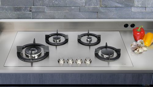 Table de cuisson à gaz - KPGM : KPGM0411 - ABK InnoVent - 4 foyers / encastrable / avec manettes