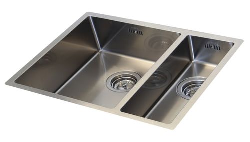 Évier 2 bacs - BINGARA: BIN3415 - ABK InnoVent - sans égouttoir / en inox / encastrable