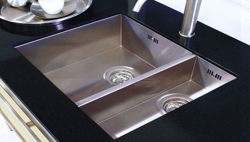 Évier 2 bacs - BARONGA: BAR3415 - ABK InnoVent - sans égouttoir / en inox / encastrable