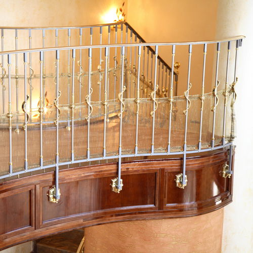 Garde-corps en inox - MODERN - GRANDE FORGE - en laiton / à barreaux / d'intérieur