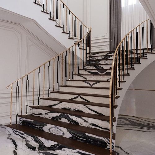 Garde-corps en inox - SQUARE - GRANDE FORGE - à barreaux / d'intérieur / pour escalier