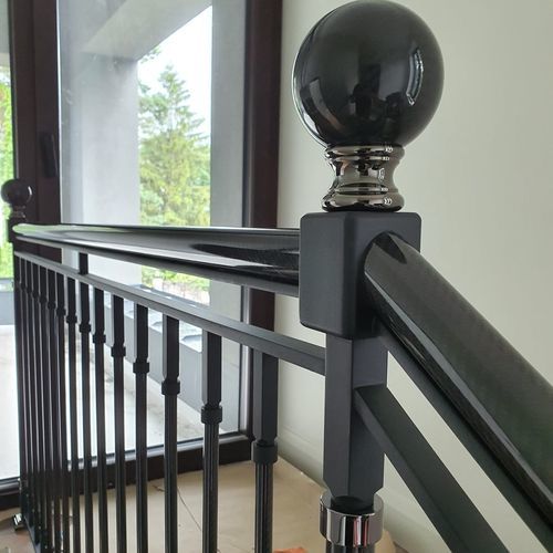 Garde-corps en fibre de carbone - GRANDE FORGE - à barreaux / d'intérieur / pour escalier