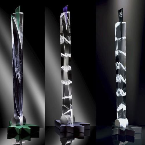 Sculpture en verre - FLEURS CÉLESTES - MIROITERIE PETITJEAN