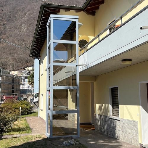 Ascenseur électrique - DomoFlex Outdoor - LiftingItalia - AreaLift - privatif / pour le tertiaire / panoramique
