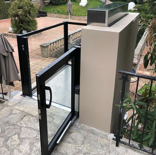 Plateforme élévatrice PMR - domoflex open - outdoor - LiftingItalia - AreaLift - pour fauteuil roulant / pour bâtiment / à usage domestique
