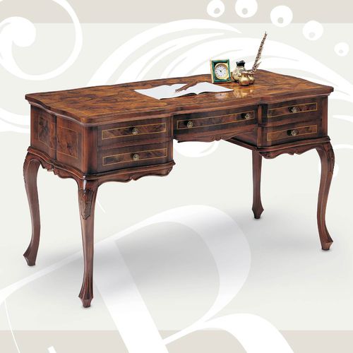Bureau de style Louis XV - FRATELLI RADICE SRL - en bois / avec rangement / 4 pieds