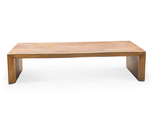 Table basse contemporaine - DOUBLE LIVE EDGE - Rotsen Furniture - en bois massif / rectangulaire / sur mesure