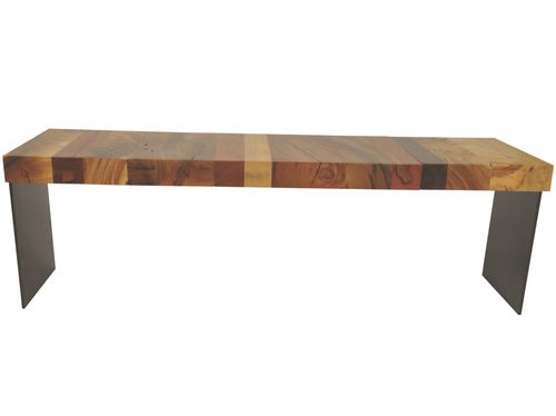 Banc de jardin contemporain - Rotsen Furniture - en bois