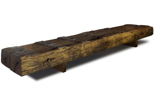 Banc classique - BRIDGE - Rotsen Furniture - en bois / de récupération