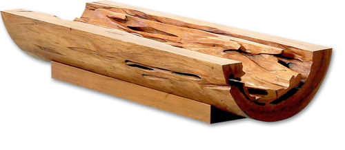Table basse contemporaine - CANOA - Rotsen Furniture - en bois / rectangulaire / en matériaux de récupération