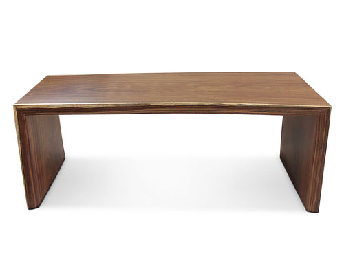 Table de travail contemporaine - LIVE EDGE - Rotsen Furniture - en bois / rectangulaire / pour hôtel