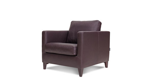 Fauteuil contemporain - VILLA - Machalke - en cuir