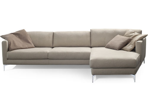 Canapé d'angle - DURINI - Machalke - contemporain / en cuir / beige