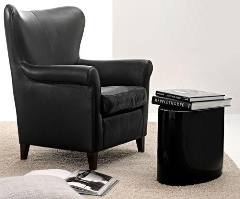 Fauteuil classique - FREDDY - Machalke - en cuir