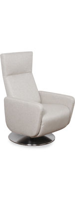 Fauteuil contemporain - RELAX - Machalke - en tissu / inclinable / piètement central