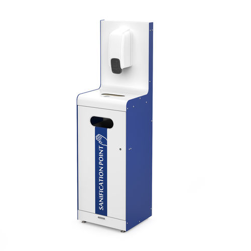 Poubelle en acier inoxydable - BELLITALIA - en acier / d'intérieur / pour essuie-mains