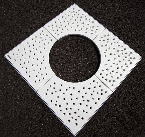Grille d'arbre carrée - BUBBLE - BELLITALIA - en béton à haute performance / ultra performant (BFUP)