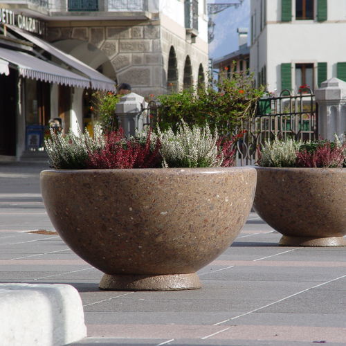 Jardinière en pierre reconstituée - PRIMAVERA - BELLITALIA - ronde / contemporaine / pour espace public