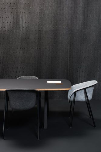 Table de conférence contemporaine - BIG    - De Vorm - en chêne / en MDF / en frêne